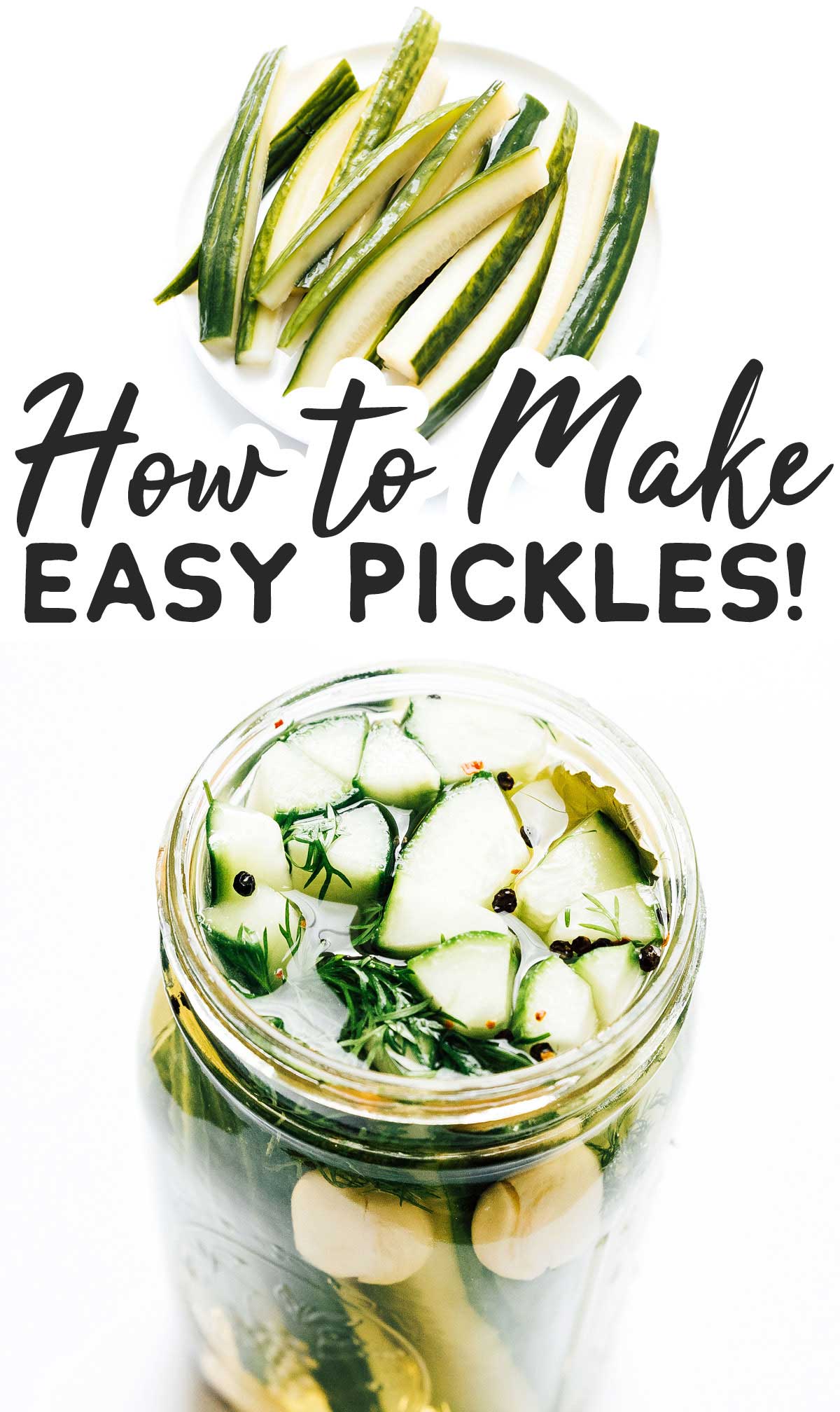 Refrigerator Pickles (No Cook!) Live Eat Learn