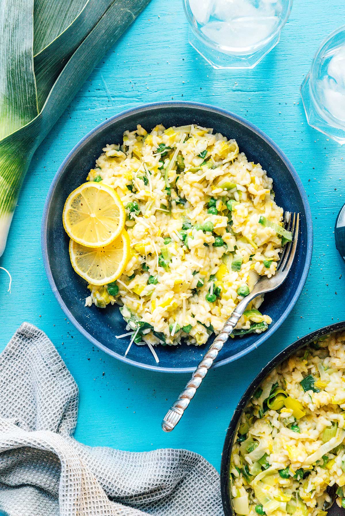 Leek Risotto With Goat Cheese Live Eat Learn