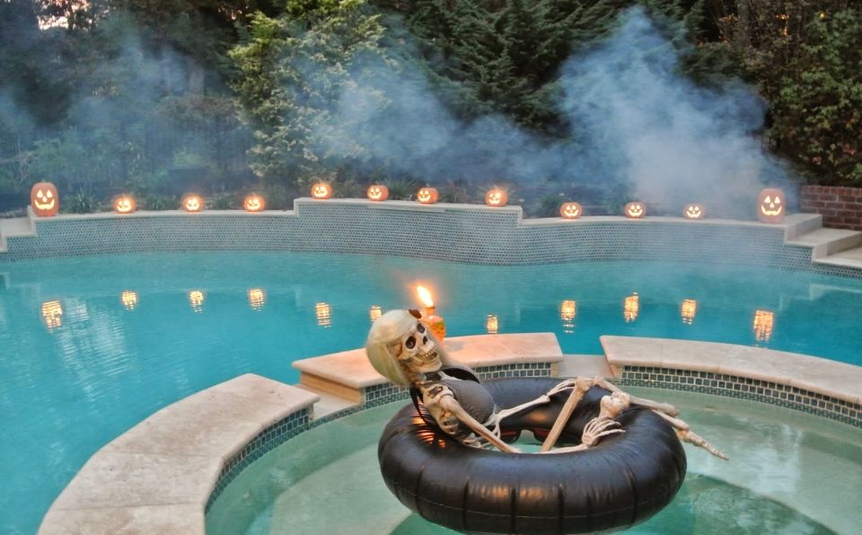 8 Super Scary Pool Party Decorations Ideas For Halloween 2022! Live