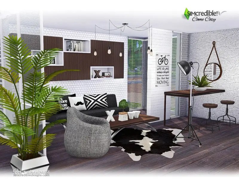 Sims 4 Living Room Ideas Cozy Designs and Custom Content Live Enhanced