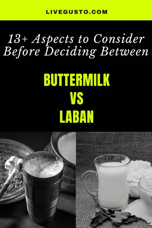 Buttermilk Versus Laban Know 13+ Ways They Differ