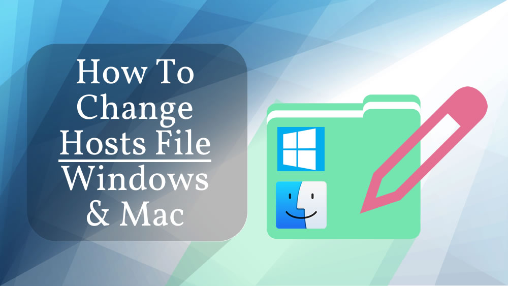 How To Change Hosts File (Windows and Mac) Live Link sites