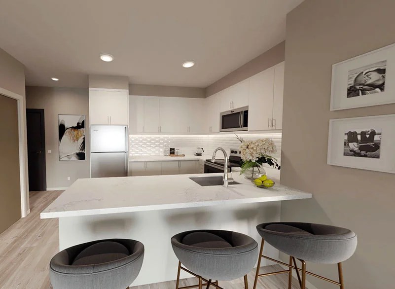 Louvre at Century Park Suite Features Apartments for Rent Edmonton