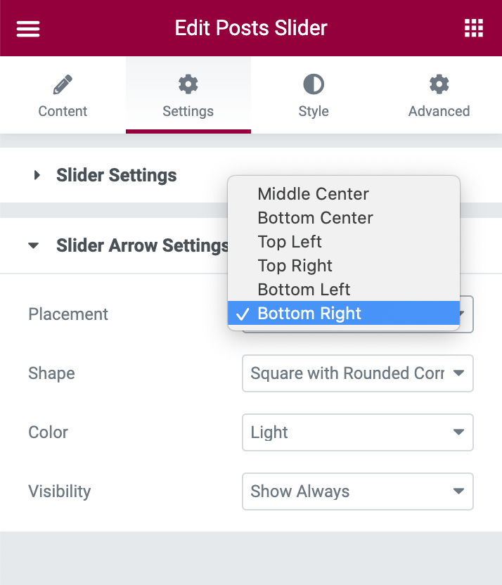 Posts Slider Livemesh Addons for Elementor
