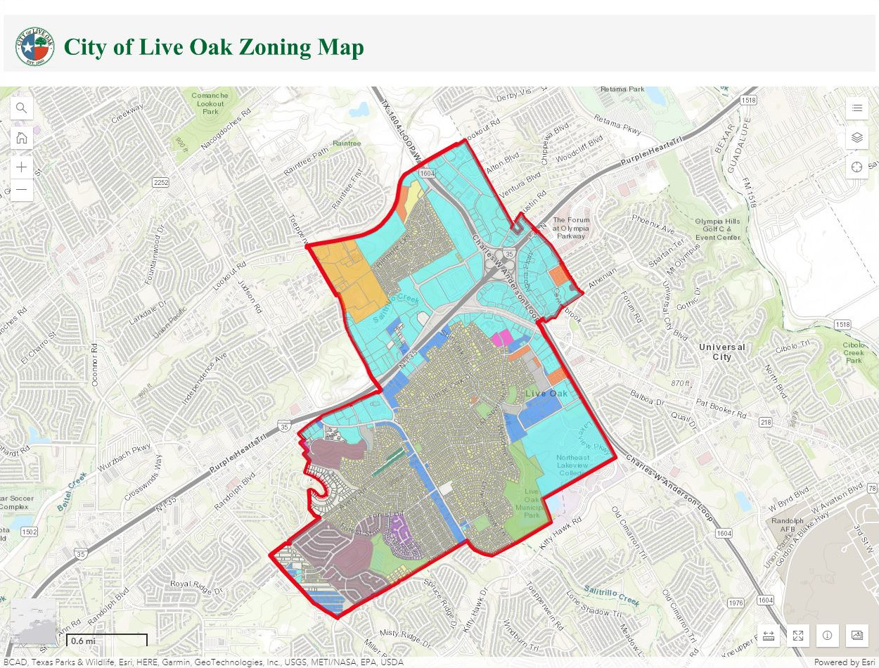 Maps City of Live Oak