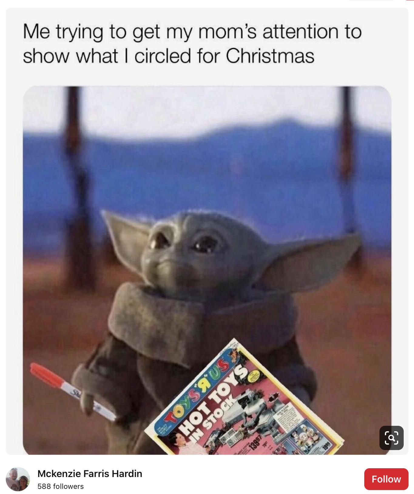 19 Adorable Baby Yoda Memes For Christmas 2020 Live One Good Life