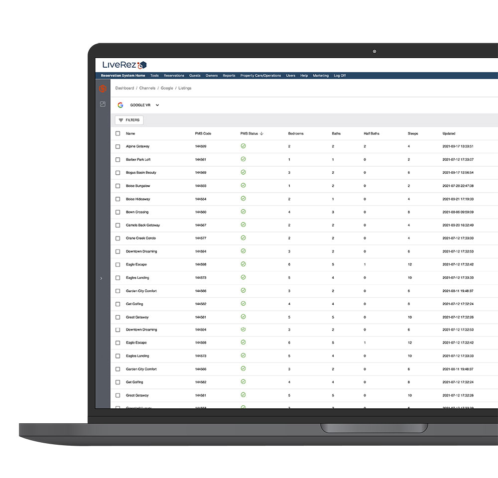 Features Vacation Rental Software & Websites LiveRez