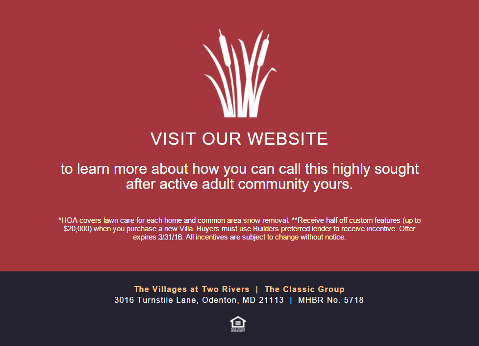 Special Offer Half Off Custom Features for Your Villa! Two Rivers