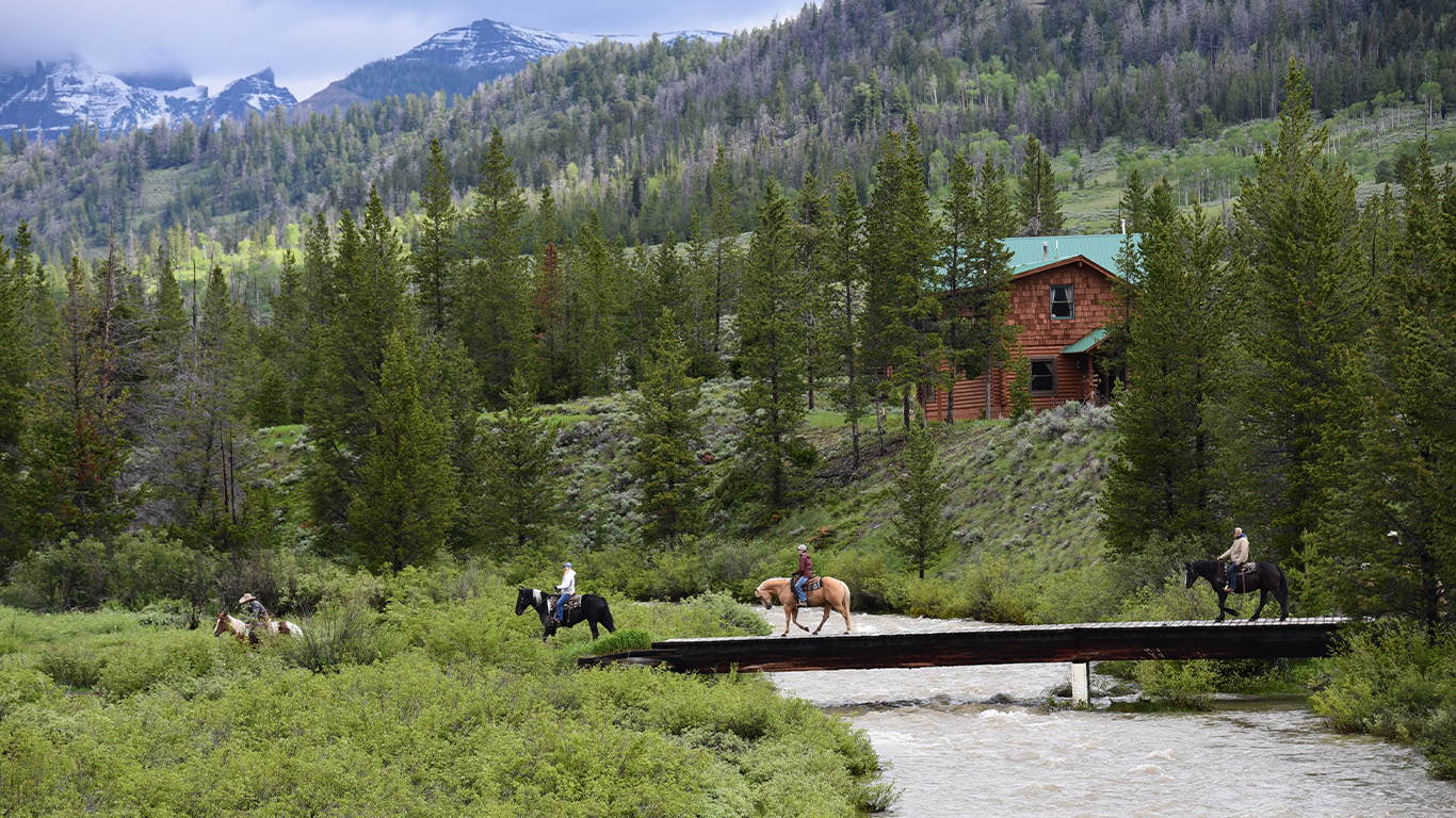 Wyoming Ranches for Sale in Western United States Live Water Properties