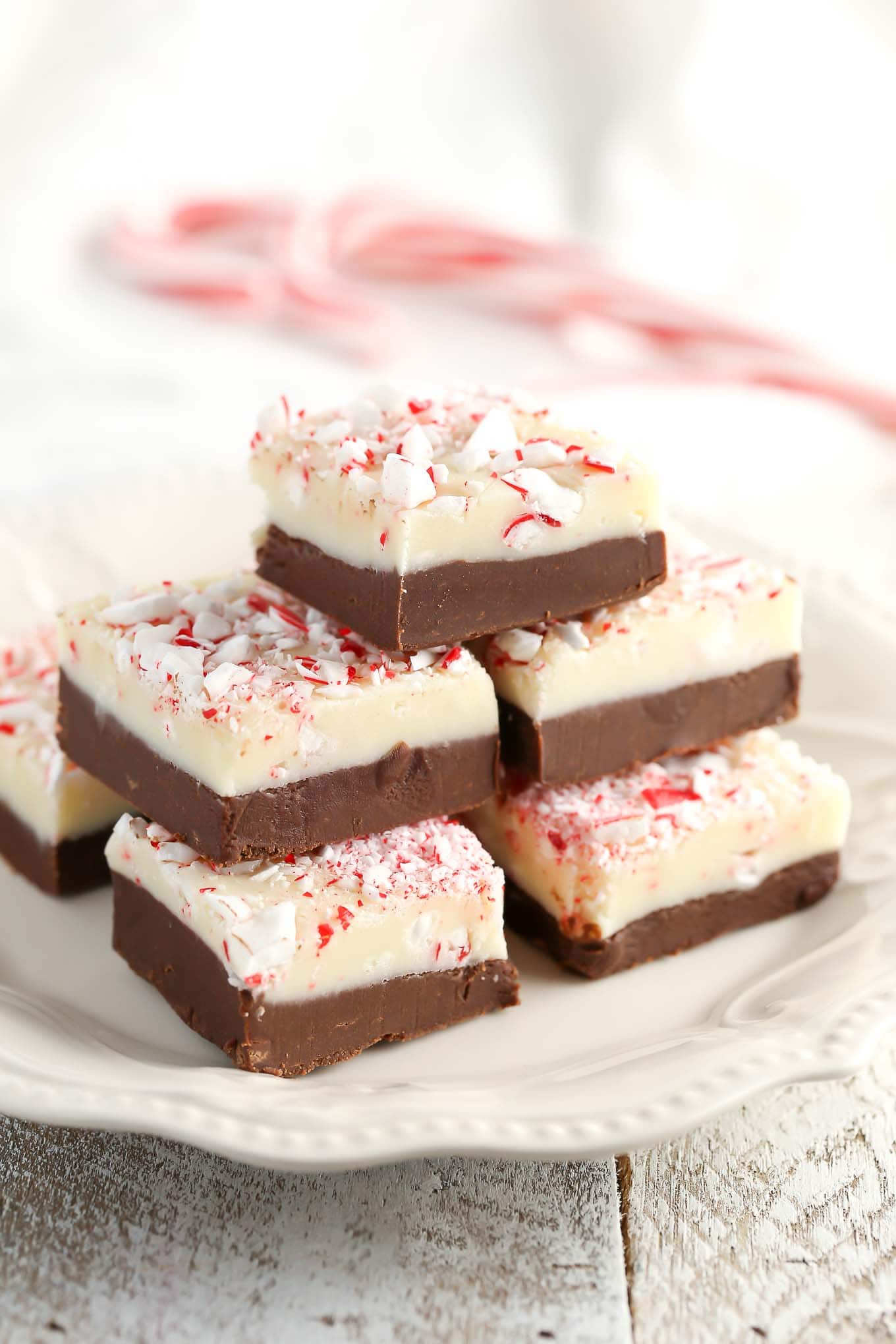 Easy Peppermint Fudge Recipe - Live Well Bake Often