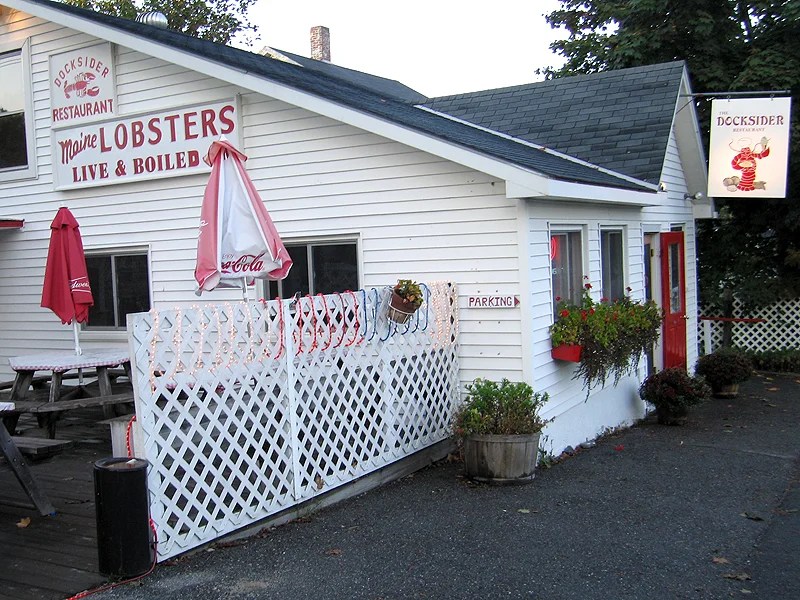 Lobster Pound Restaurant Review Of the Docksider in Northeast Harbor Maine