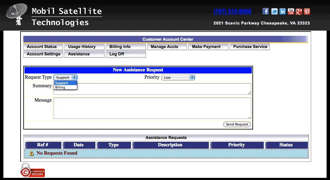 Service No Contract Service