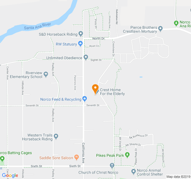 Crest Home For The Elderly, Retirement home, Norco, CA, Senior Living