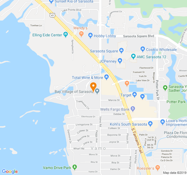 4798 Greenwich Road Sarasota Florida Map Location Bay Village of Sarasota, Retirement home, Sarasota, FL, Senior Living
