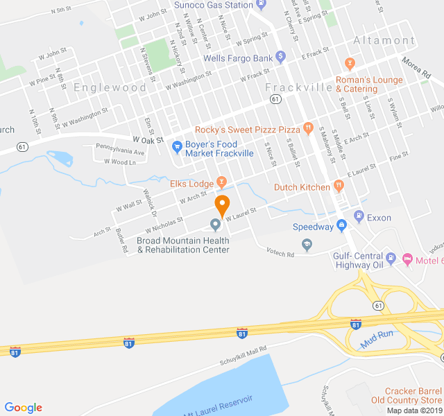 Broad Mountain Rehabilitation, Retirement home, Frackville, PA, Senior