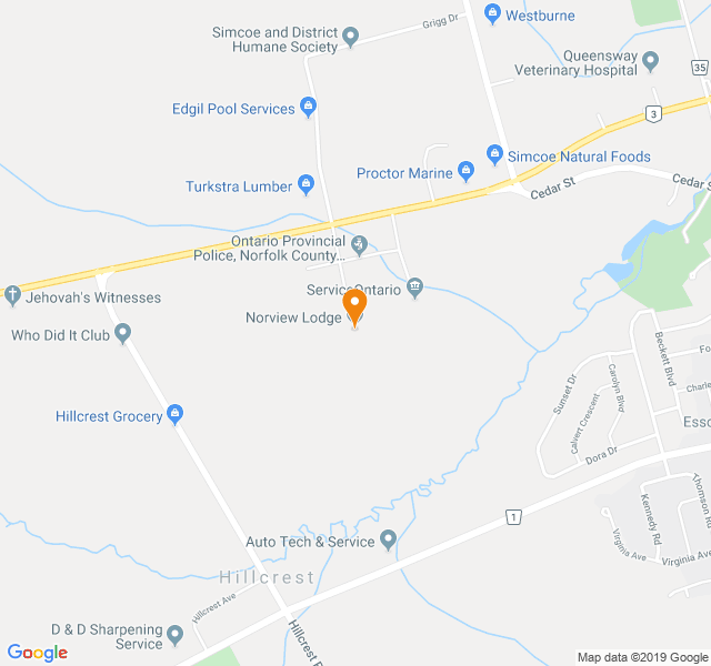 Norview Lodge, Retirement home, Simcoe, ON, Senior Living Housing Care