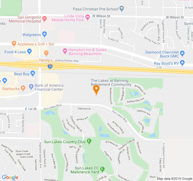 The Lakes Retirement Community, Retirement home, Banning, CA, Senior