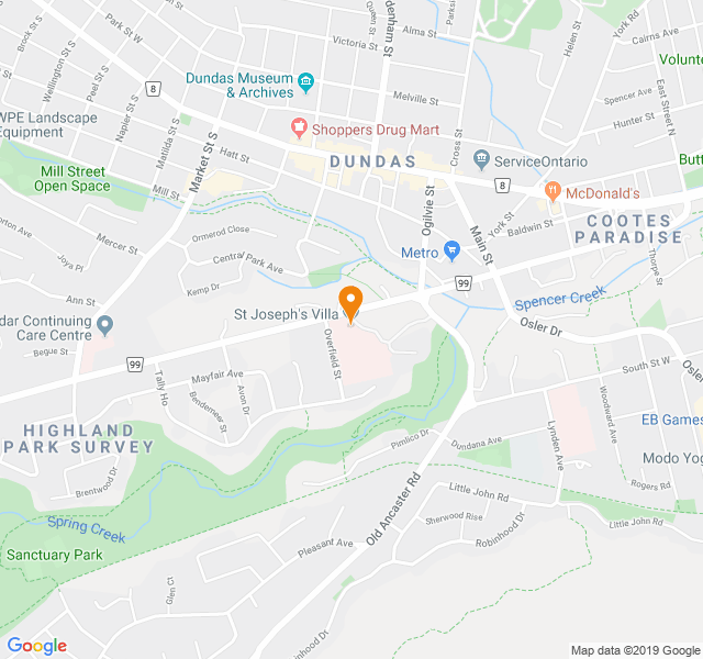 St Josephs Villa, Retirement home, Dundas, ON, Senior Living Housing Care