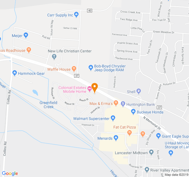 Colonial Estates Mobile Home, Retirement home, Lancaster, OH, Senior