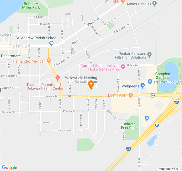 Willowfield Nursing Rehabilitation Center, Retirement home, Delavan, WI