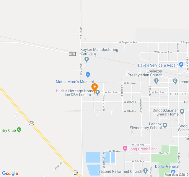 Hilda's Heritage Home, Inc, Retirement home, Lennox, SD, Senior Living