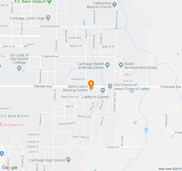 St Lukes Nursing Center, Retirement home, Carthage, MO, Senior Living