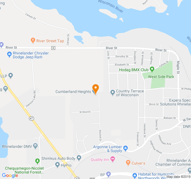 Cumberland Heights, Retirement home, Rhinelander, WI, Senior Living