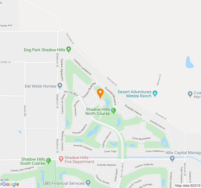 Shadow Hills California Map Sun City Shadow Hills, Retirement home, Indio, CA, Senior Living