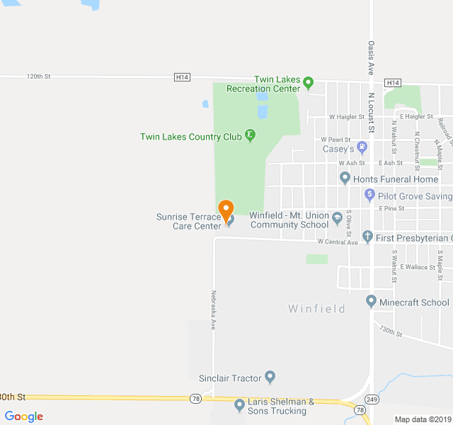 Sunrise Terrace Care Center, Retirement home, Winfield, IA, Senior