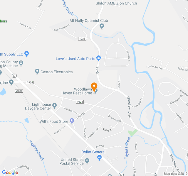 Woodlawn Haven Rest Home, Retirement home, Mount Holly, NC, Senior