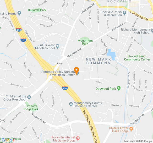 Potomac Valley Nursing Center, Retirement home, Rockville, MD, Senior