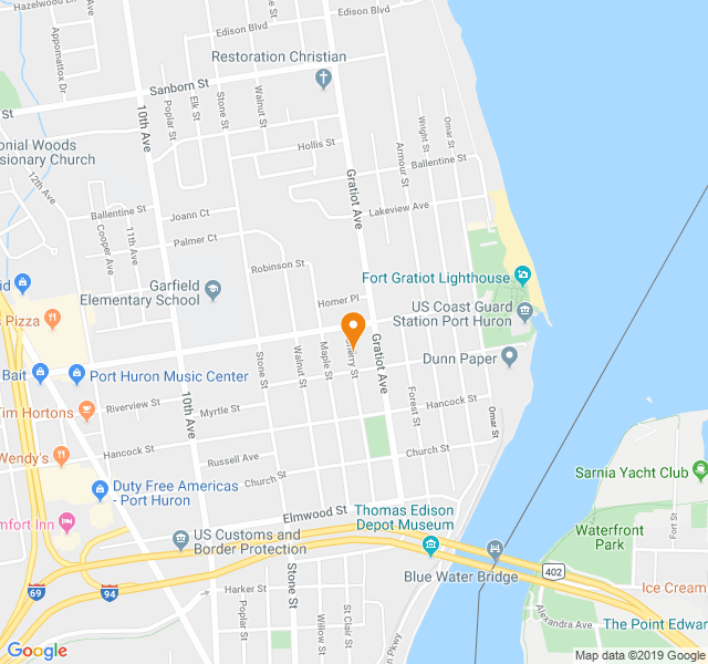 1221 Eggleston Street Port Huron Michigan Map Sanborn Gratiot Memorial Home, Retirement home, Port Huron, MI, Senior