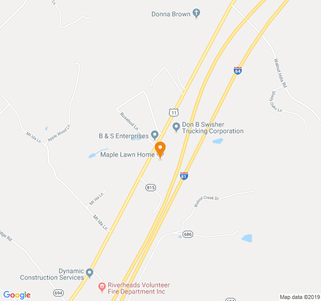 Maple Lawn Home, Retirement home, Staunton, VA, Senior Living Housing Care