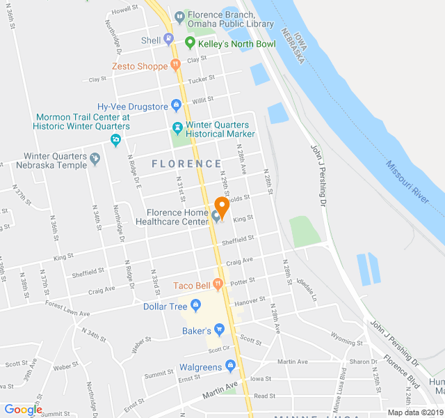 Florence Home, Retirement home, Omaha, NE, Senior Living Housing Care