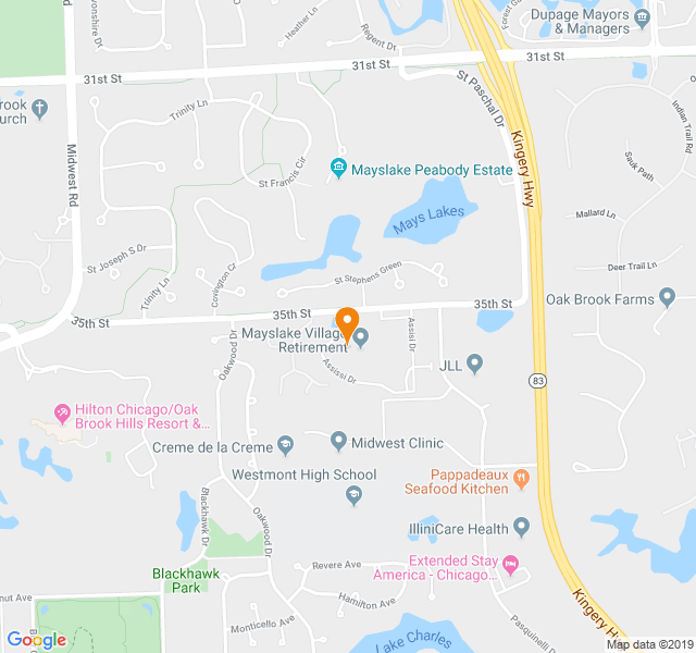 Mayslake Village, Retirement home, Oak Brook, IL, Senior Living Housing Care