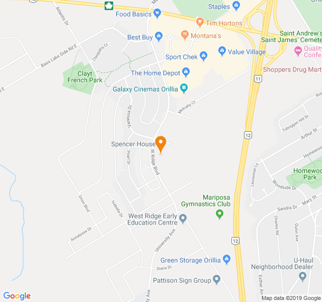 Spencer House, Retirement home, Orillia, ON, Senior Living Housing Care