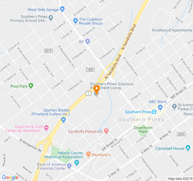 Southern Pines Gracious Retirement Living, Retirement home, Southern