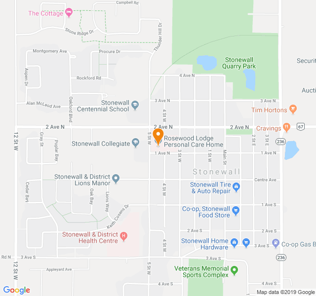 Stonewall Rosewood Lodge Personal Care Home, Retirement home