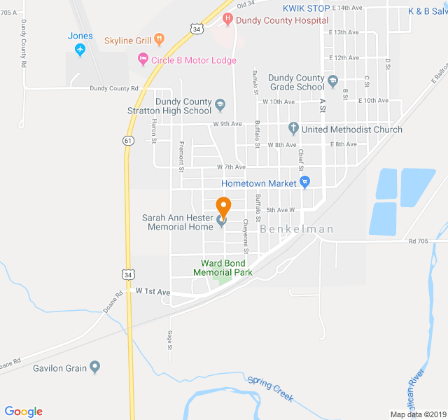 Sara Ann Hester Memorial Home, Retirement home, Benkelman, NE, Senior