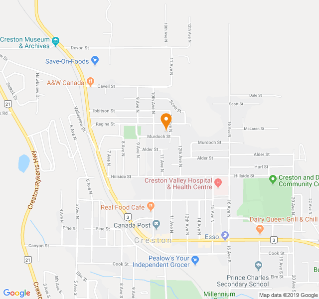 Catalpa Apartments, Retirement home, Creston, BC, Senior Living Housing