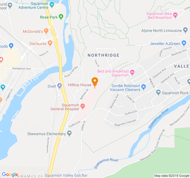 Hilltop House, Retirement home, Squamish, BC, Senior Living Housing Care