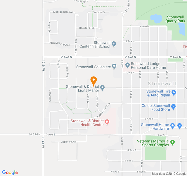 Stonewall District Lions Mnr, Retirement home, Stonewall, MB, Senior Living Housing Care
