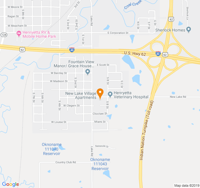 New Lake Village Apartments, Retirement home, Henryetta, OK, Senior