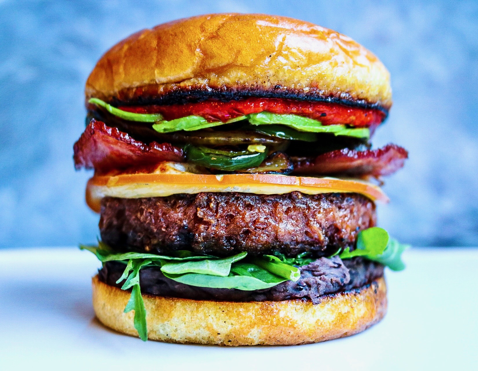 Beyond Meat Jalapeno TrukeyBacon Burger Flexitarian Recipe