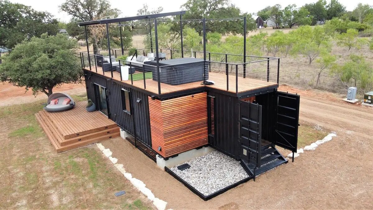 From 2 Shipping Containers to a Fully Functional Airbnb