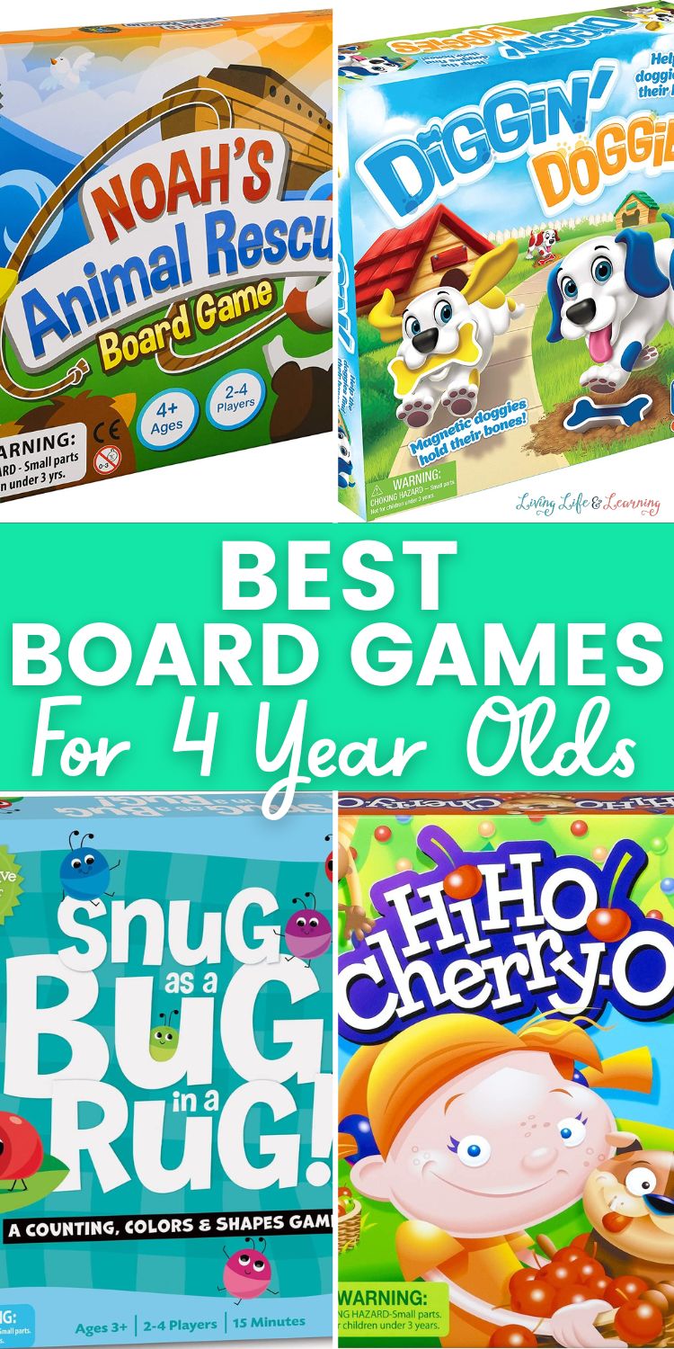 Best Board Games for 4 Year Olds