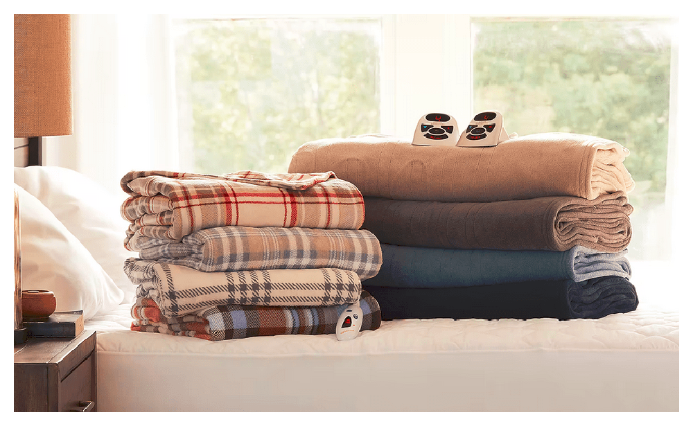 Biddeford Microplush Heated Electric Throws only 24.49 (reg. 85) at