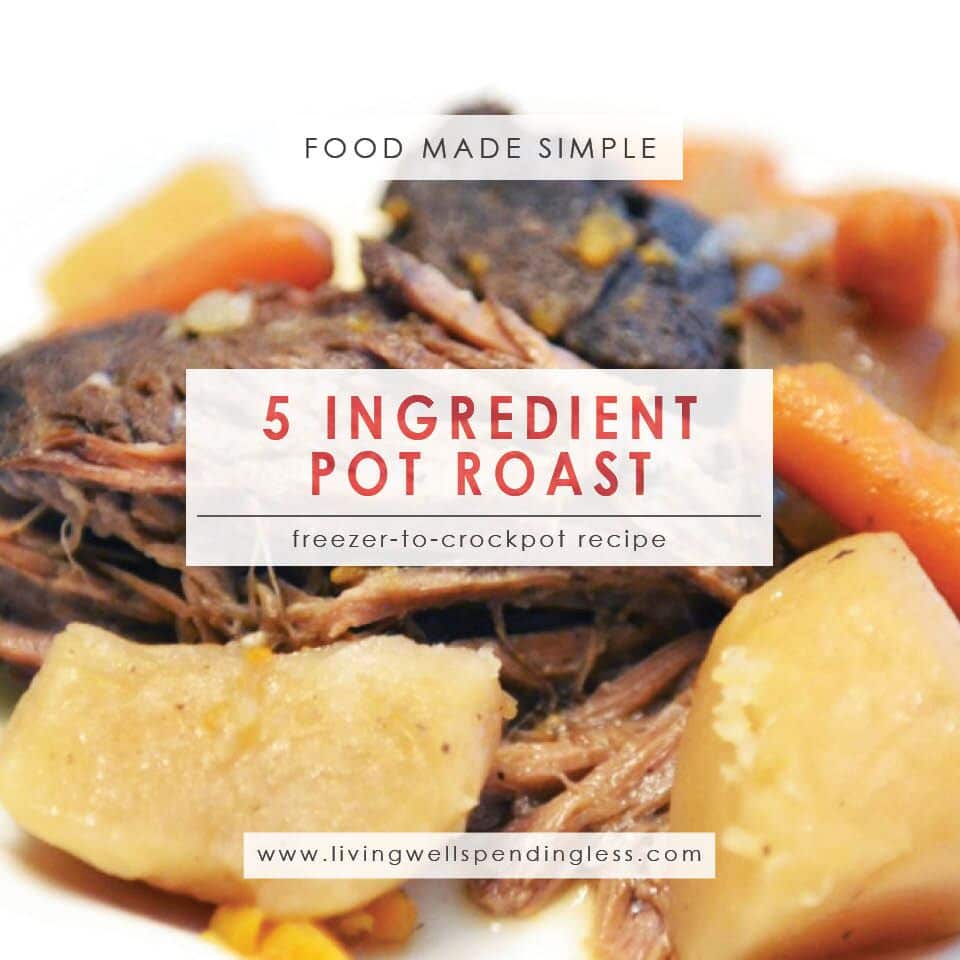 5 Ingredient Pot Roast Hearty & Delicious One Pot Meal