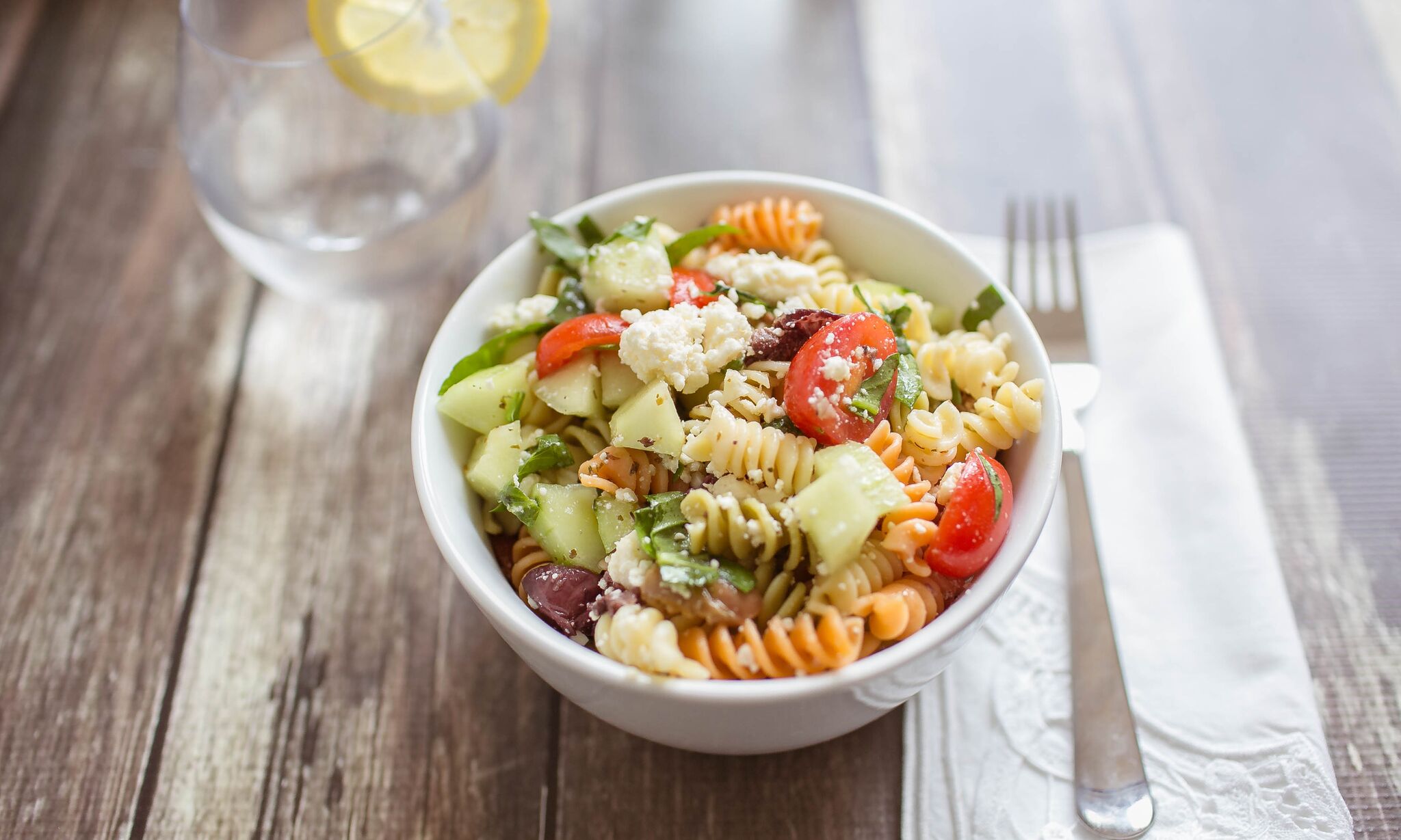 Simple Greek Pasta Salad Recipe Living Well Spending Less®