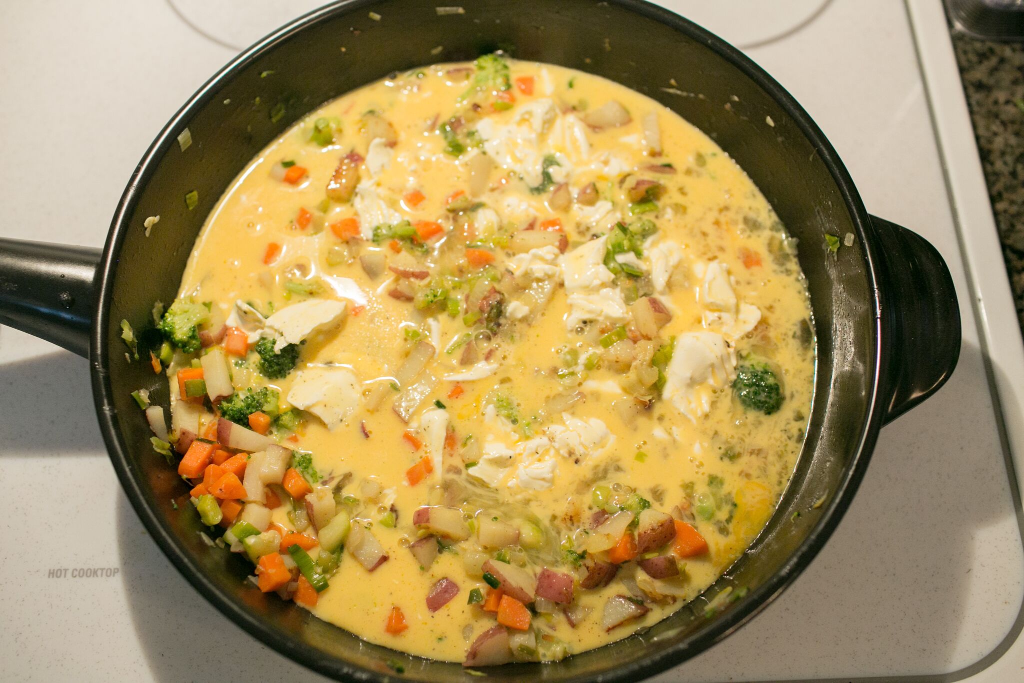 Easy Scrambled Eggs with Veggies Living Well Spending Less®